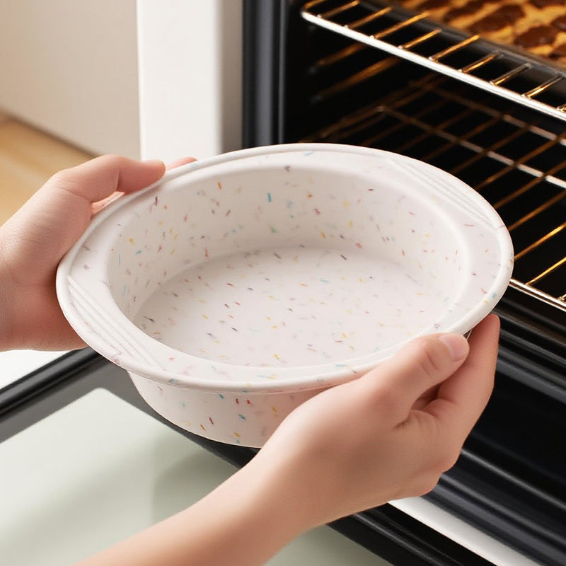 1pc Silicone Cake Mold Baking Pan 8 Inch Round Mousse Cake Kitchen Mold