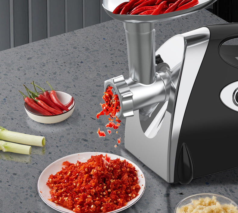 Multifunctional Electric Meat Mincer & Sausage Maker Household Meat Chopper Multi-Color Options Dual Material Blades Universal Plug for Global Use