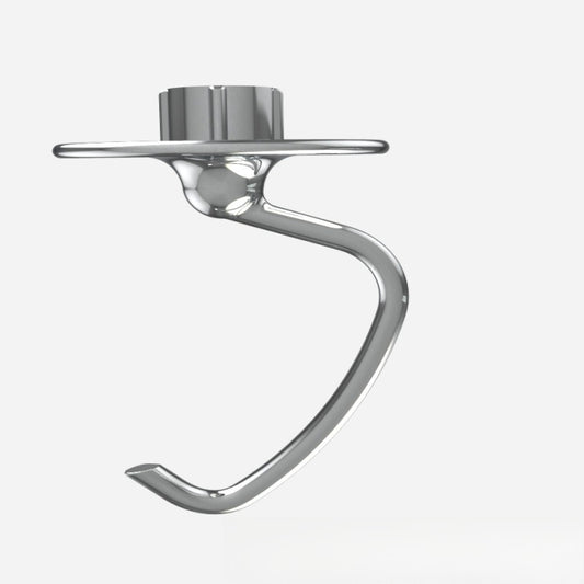 Stainless steel dough hook attachment for KitchenAid4.5-5QT tilt head stand mixer K45DH