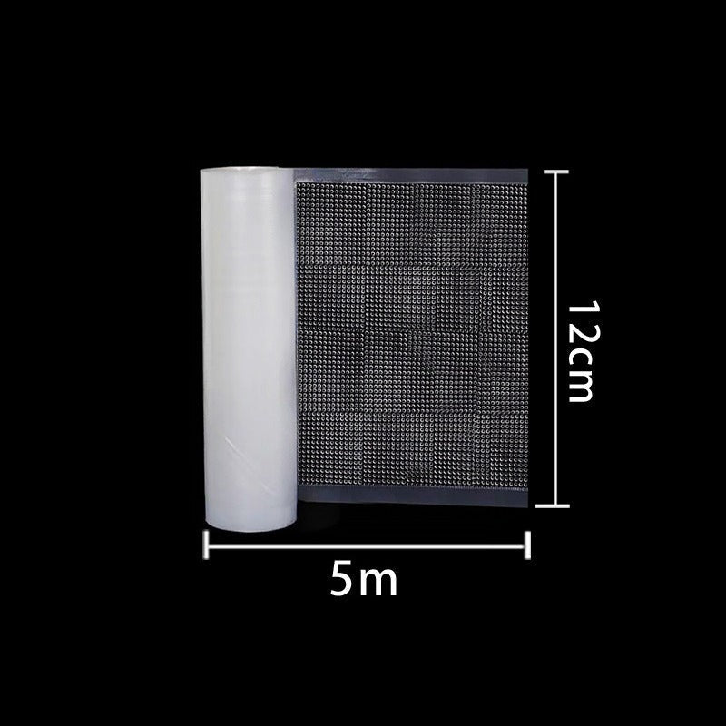 5Meters/Roll Textured Vacuum Bag Roll Household Cooked Food Fresh-keeping Sealed Plastic Bag Packaging Vacuum Bags Roll