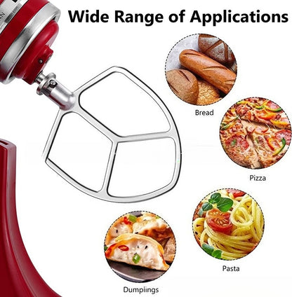 Kitchen Treasure KitchenAid6QT Chef Machine Pro600 Stainless Steel Hook Noodles Mixing Paddle Accessories