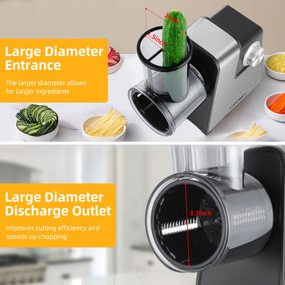 Fully Automatic Electric Vegetable Cutter Home Kitchen Multifunctional Chopper Commercial Potato & Carrot Shredder Slicer