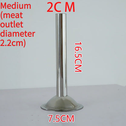 12 Type Meat Grinder Enema Accessories Knife Net Stainless Steel Orifice Plate Desktop Commercial Enema Machine Sausage Mouth Meat Grate Blade