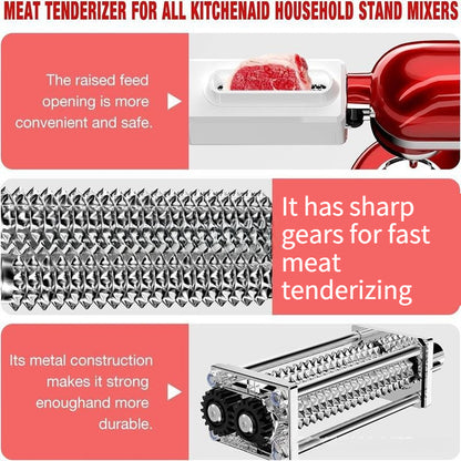 For Kitchen Aid Cooking Machine Meat Tenderizer Accessories Kitchen Treasure Accessories Metal Gear Put in Dishwasher for Cleaning