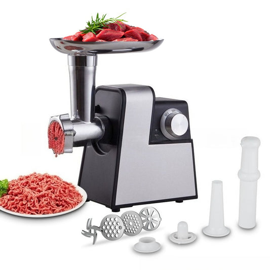 Multifunctional Electric Meat Grinder for Home Use Stainless Steel Blade Mesh Sausage Stuffer Commercial Grade Meat Mincer
