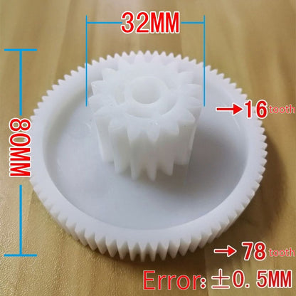 Household Meat Grinder Accessories Gear Enema Machine Variable Speed Gearbox Cooking Machine Special Large, Medium and Small Gear Gearbox