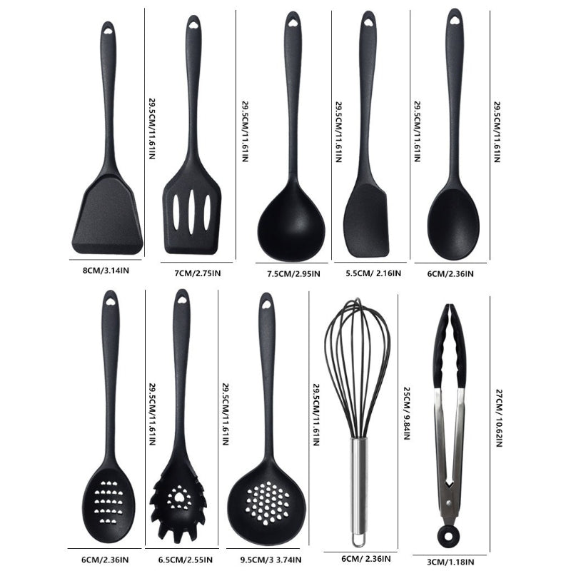 1set Food Grade Silicone Household Kitchenware Set