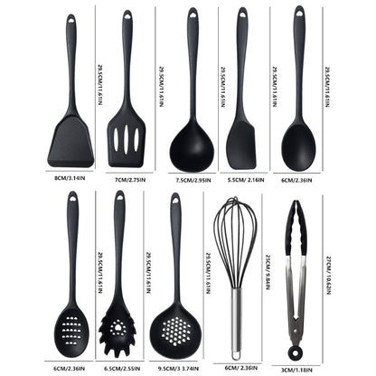 1set Food Grade Silicone Household Kitchenware Set