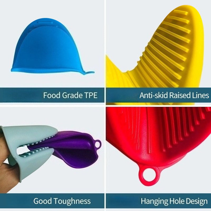 1pc Clip High Temperature Resistant Heat-resistant Anti Slip Gloves Microwave Oven Insulation Oven Heat-resistant