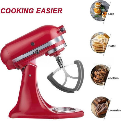 For KitchenAid4.5-5QT Stainless Steel Paddle Belt Silicone Edge Scraper Dishwasher Washable