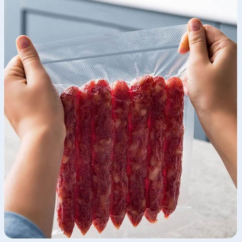 5Meters/Roll Textured Vacuum Bag Roll Household Cooked Food Fresh-keeping Sealed Plastic Bag Packaging Vacuum Bags Roll