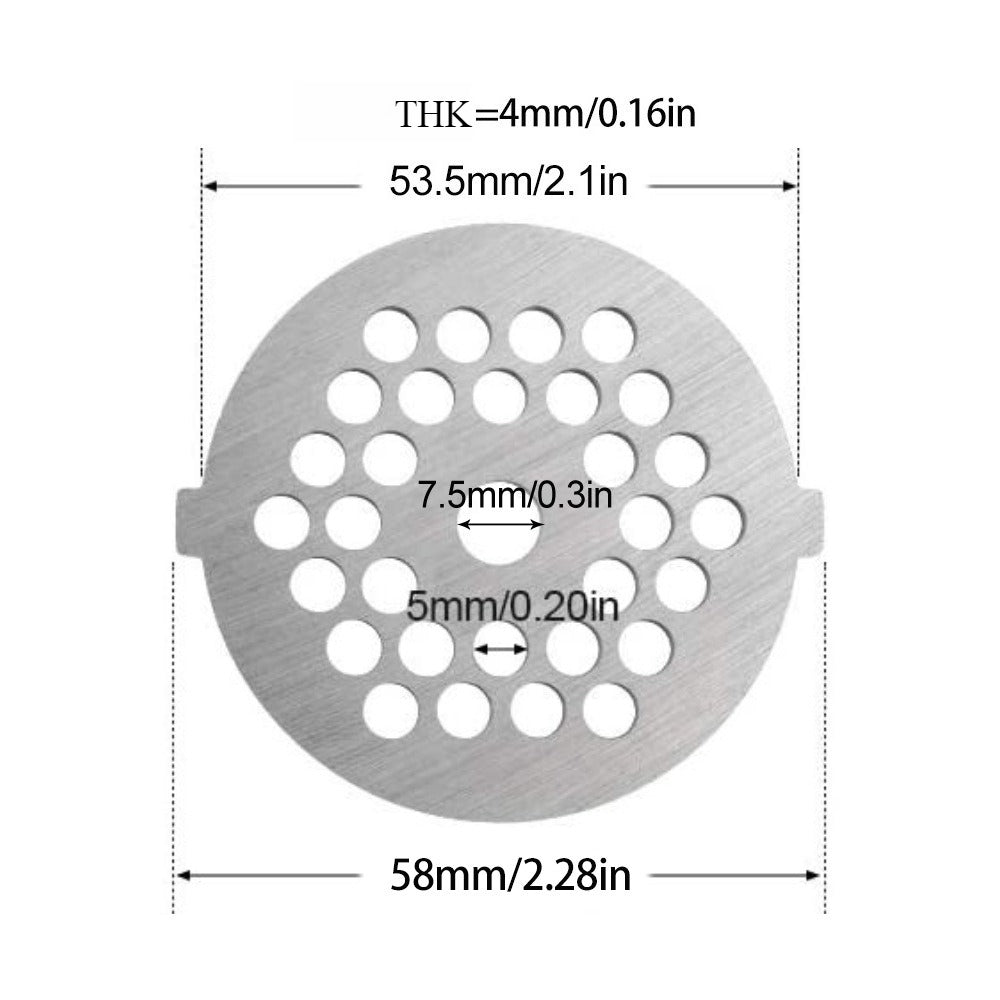1pc Meat Grinder Accessories Powder Metallurgy Mesh Metal Enema Machine Grinder Mesh