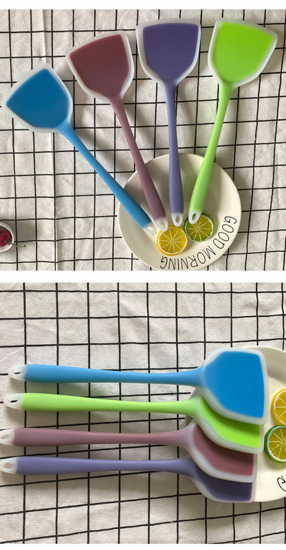 1pc Silicone Spatula High Temperature Resistant Non-Stick