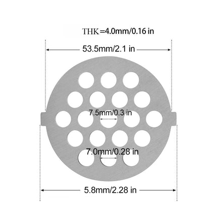 1pc Meat Grinder Accessories Powder Metallurgy Mesh Metal Enema Machine Grinder Mesh