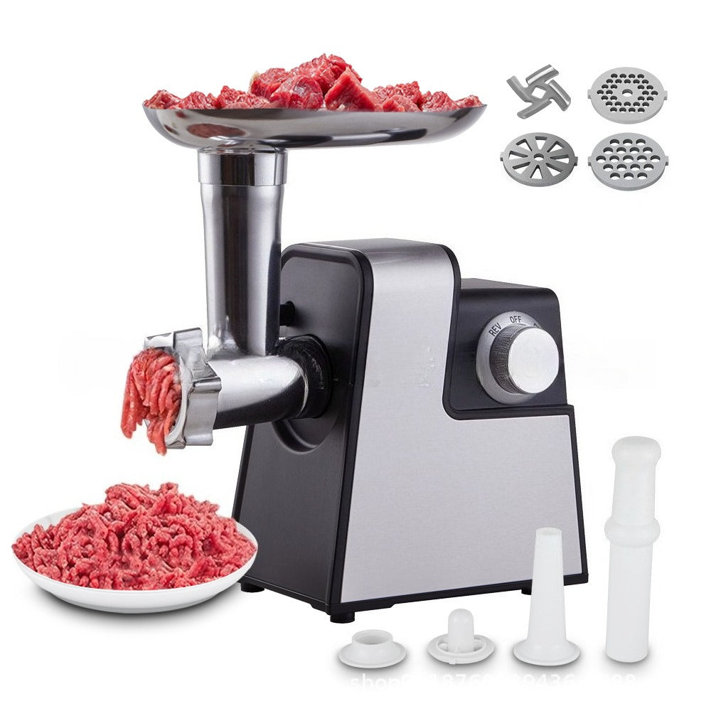 Multifunctional Electric Meat Grinder for Home Use Stainless Steel Blade Mesh Sausage Stuffer Commercial Grade Meat Mincer