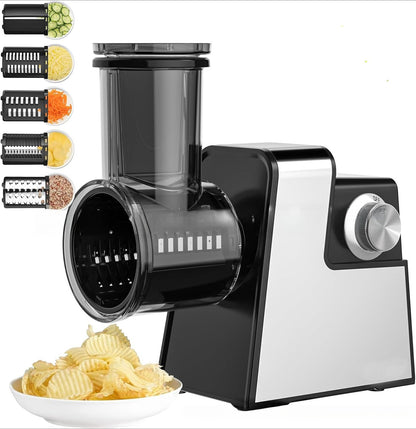 Fully Automatic Electric Vegetable Cutter Home Kitchen Multifunctional Chopper Commercial Potato & Carrot Shredder Slicer