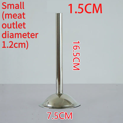 12 Type Meat Grinder Enema Accessories Knife Net Stainless Steel Orifice Plate Desktop Commercial Enema Machine Sausage Mouth Meat Grate Blade