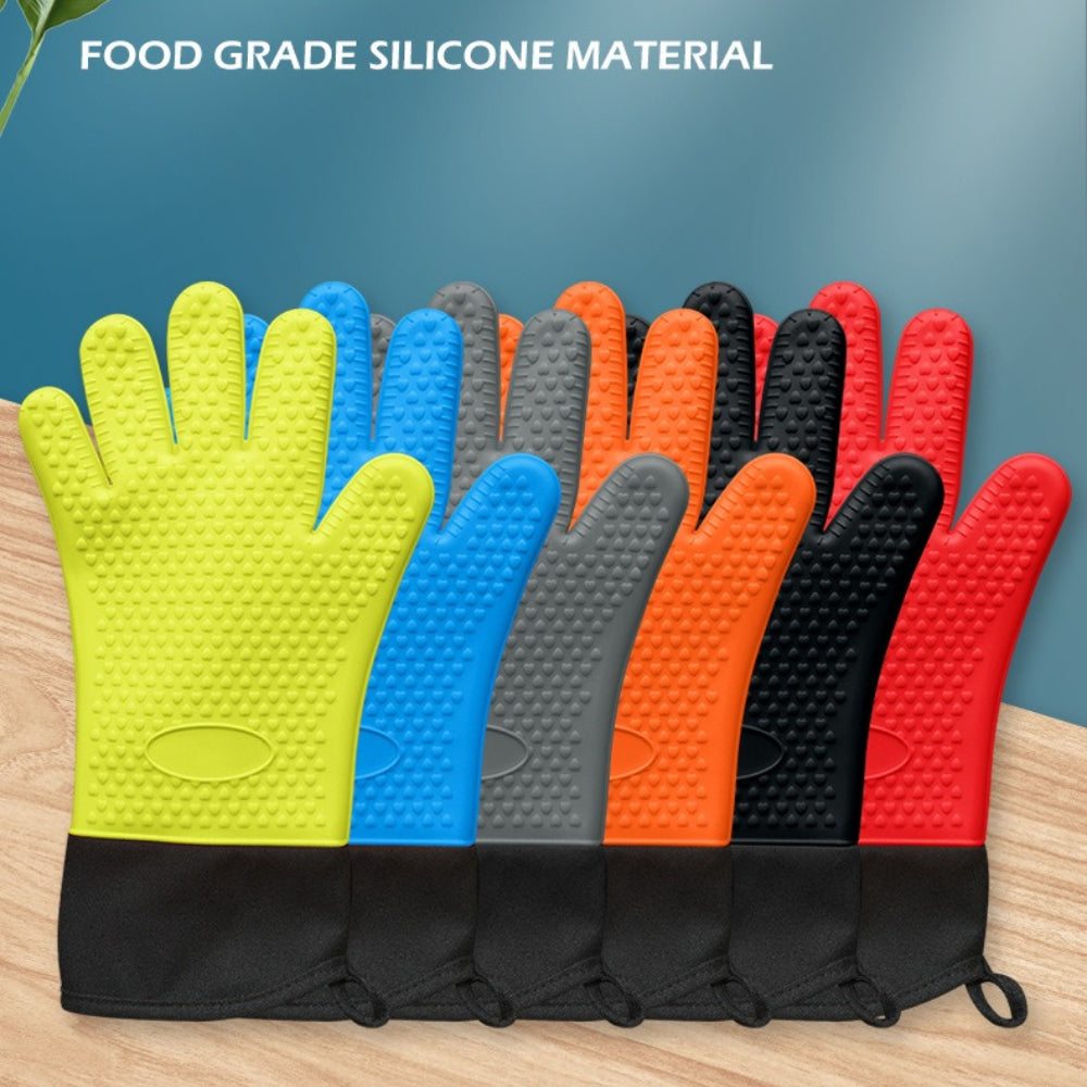 1pc Thick Silicone Insulated Gloves - Anti Slip and Heat-resistant
