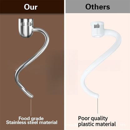 Kitchen Treasure KitchenAid6QT Cook Machine Pro600 Stainless Steel Hook and Noodle Mixing Paddle Accessories