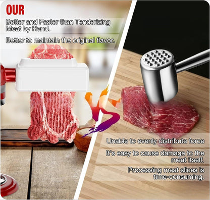 For Kitchen Aid Cooking Machine Meat Tenderizer Accessories Kitchen Treasure Accessories Metal Gear Put in Dishwasher for Cleaning