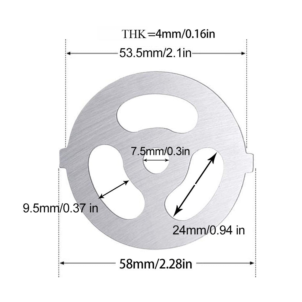 1pc Meat Grinder Accessories Powder Metallurgy Mesh Metal Enema Machine Grinder Mesh