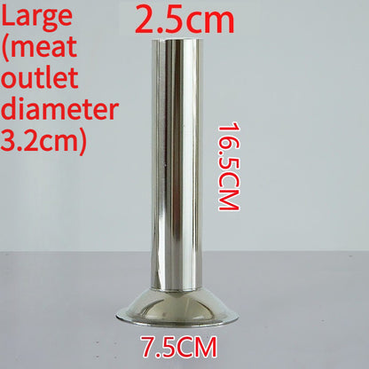 12 Type Meat Grinder Enema Accessories Knife Net Stainless Steel Orifice Plate Desktop Commercial Enema Machine Sausage Mouth Meat Grate Blade