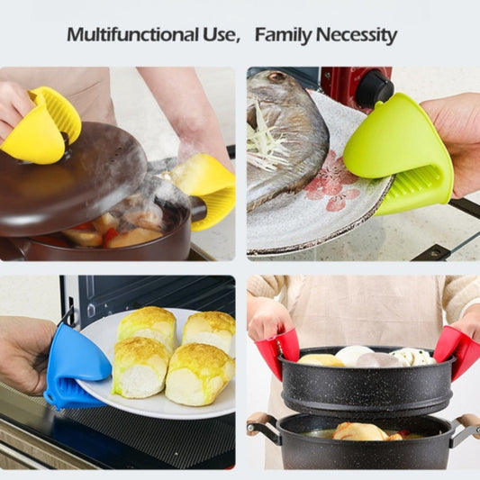 1pc Clip High Temperature Resistant Heat-resistant Anti Slip Gloves Microwave Oven Insulation Oven Heat-resistant