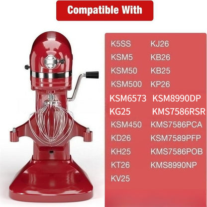 KN211WW Stainless Steel 11 Wire Whip Attachment for KitchenAid Bowl Lift Mixer 7 Quart Bowl