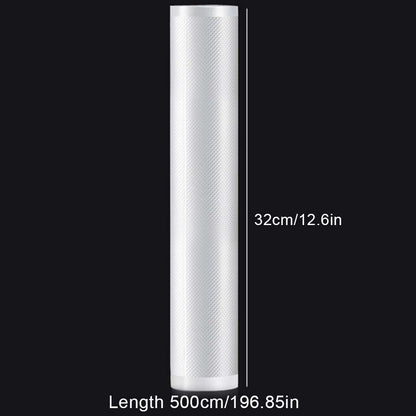 5Meters/Roll Textured Vacuum Bag Roll Household Cooked Food Fresh-keeping Sealed Plastic Bag Packaging Vacuum Bags Roll