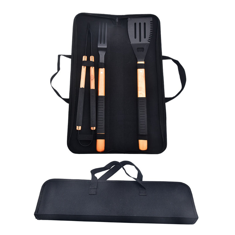 3pcs/set Outdoor Barbecue Tools Camping Multifunctional Barbecue Clip Shovel Combination