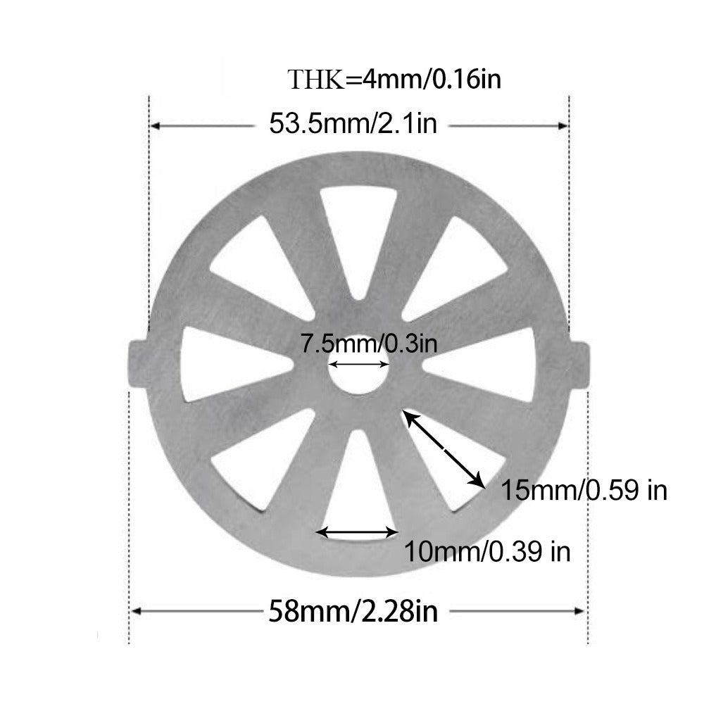 1pc Meat Grinder Accessories Powder Metallurgy Mesh Metal Enema Machine Grinder Mesh