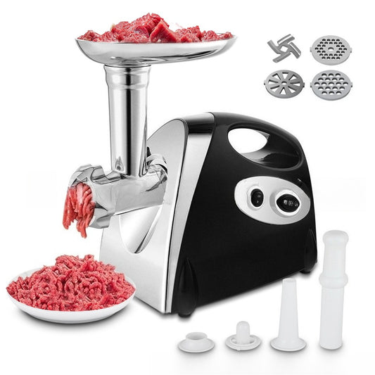 Multifunctional Electric Meat Mincer & Sausage Maker Household Meat Chopper Multi-Color Options Dual Material Blades Universal Plug for Global Use