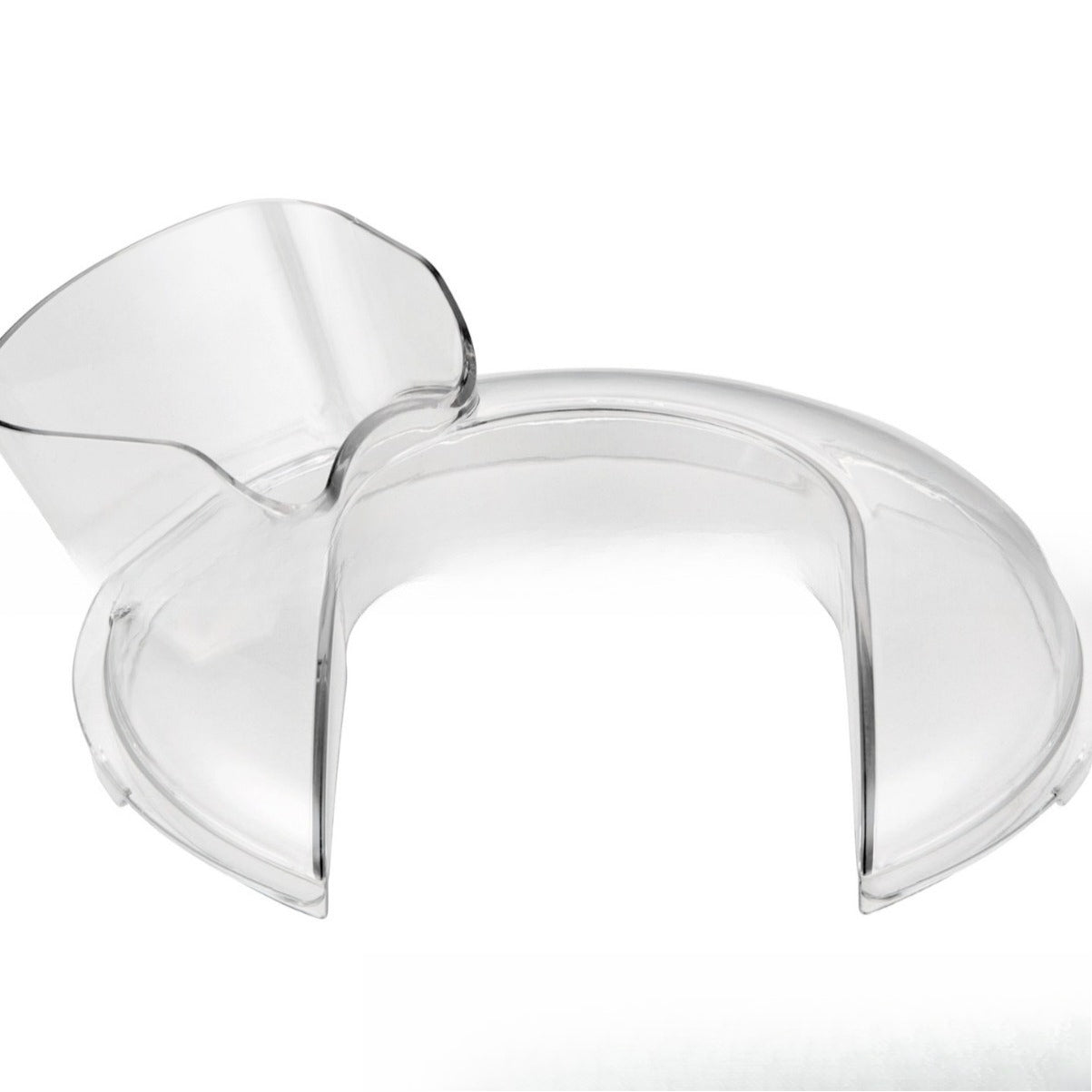 Food Grade Transparent Plastic 6-8QT Stand Mixer Splash Guard with Enlarged Pour Spout Vertical Mixer Anti-Overflow Anti-Splash Baking Accessory