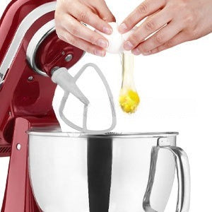 4.5/5QT Mixer Flat Mixing Paddle Compatible with KitchenAid Tilt-Head Models Non Bowl-Lift Mixer Accessory