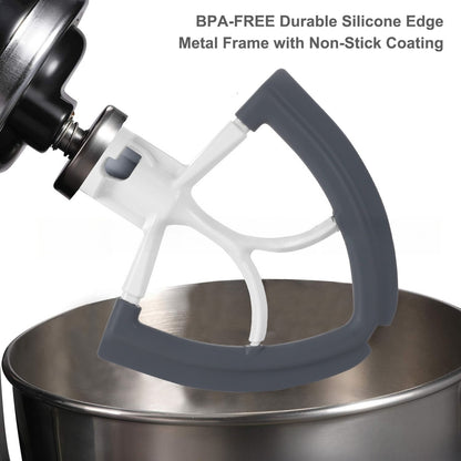 For Kitchen Aid 4.5-5 Quart Flexible Edge Mixer for Tilt Head Stand Mixers
