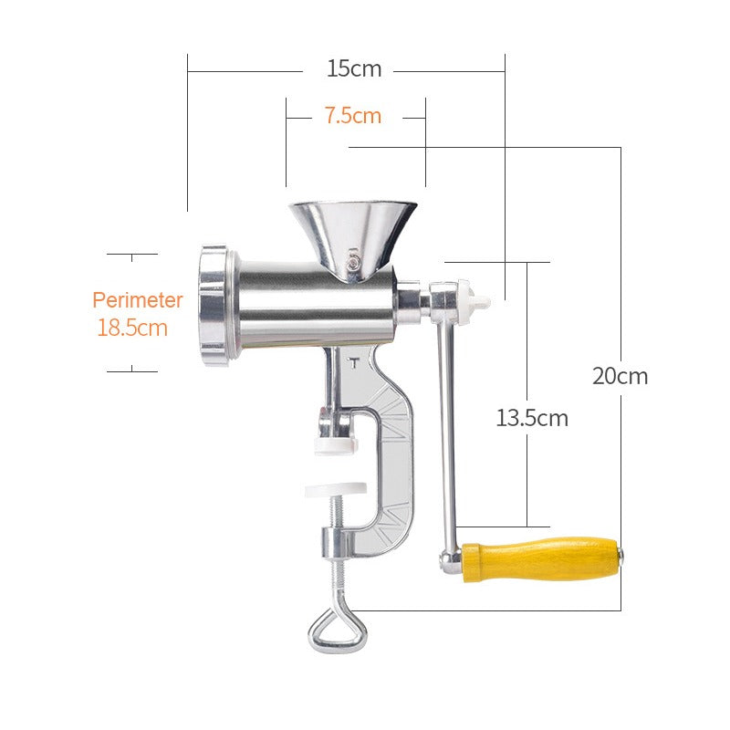 1 Set Stainless Steel Meat Grinder Multi-Function Manual Mincing Tools