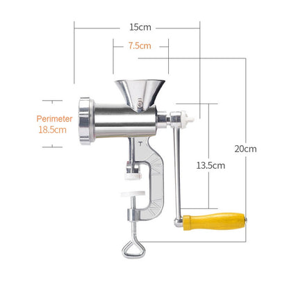 1 Set Stainless Steel Meat Grinder Multi-Function Manual Mincing Tools