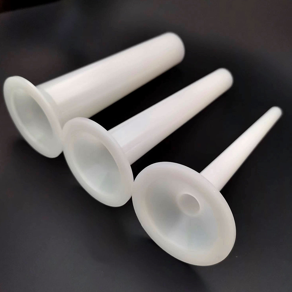 3pcs/Set 5# Extended Length Plastic Sausage Funnel 1/2/3cm
