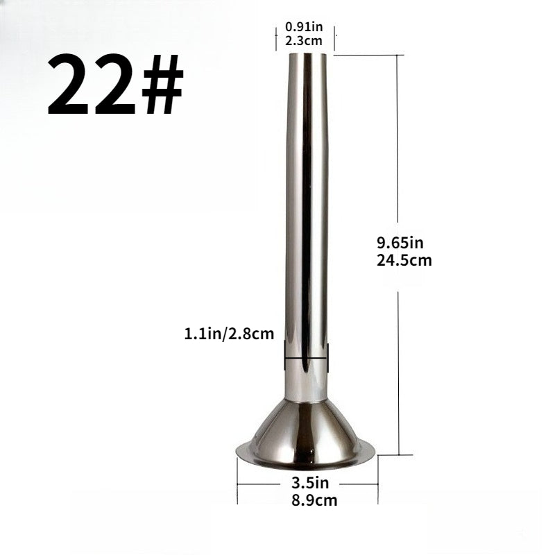 1pc Stainless Steel Funnel Multi-size Sausage Filling Funnel