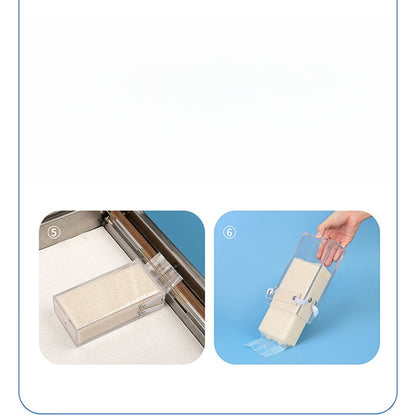 100pc Vacuum Bags Packaging Bag for Rice Storage Bags Plastic Food Miscellaneous Grains Thickened Rice Brick and Rice Food-grade Durable